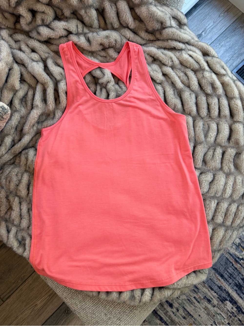 ZYIA Coral Scoop Racerback Tank